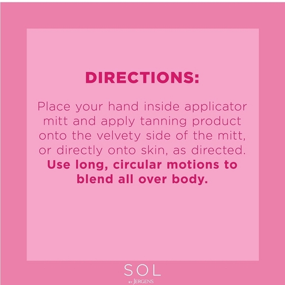Sol by Jergens Sunless Tanning Mousse & Mitt (NEW) - Picture 8 of 9